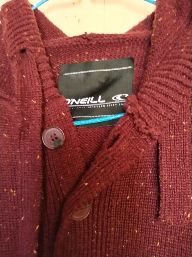 Suéter de lana burdeos con capucha O'Neill - 1