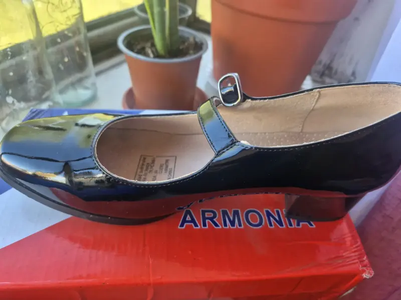 Zapatos de charol para niña Armonia negros - 2