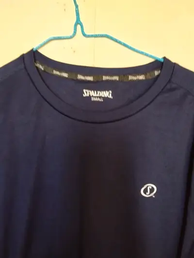 Polera deportiva azul marino Spalding - miniatura 1