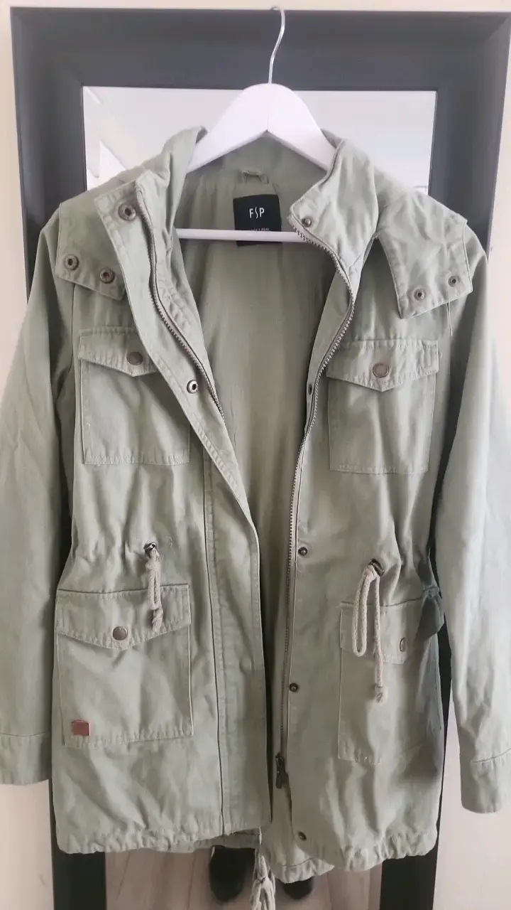 Parka verde militar para mujer FSP - 1