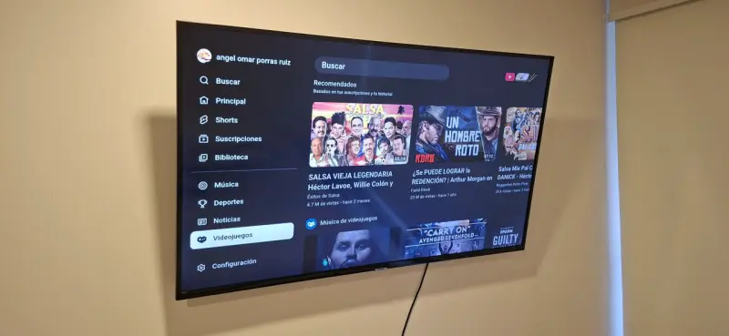 Televisor Samsung UHD 55 pulgadas serie 7 - 1