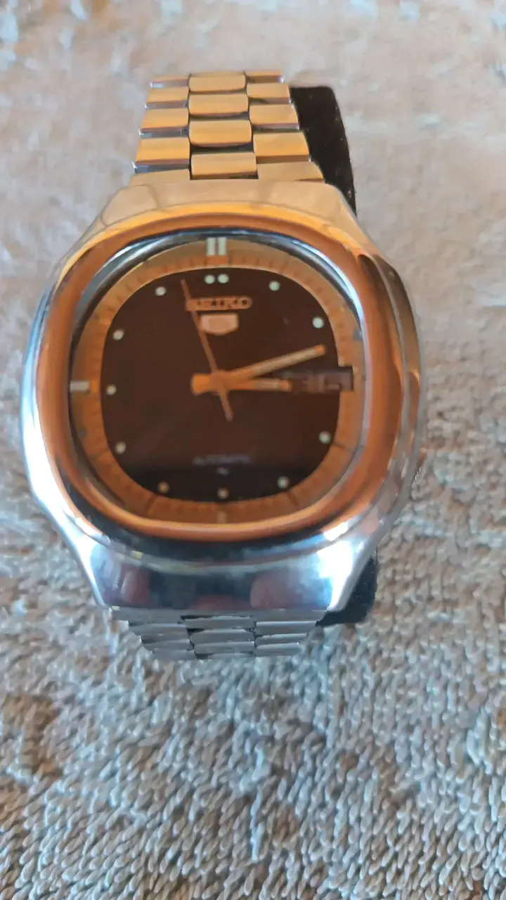 Reloj automático Seiko vintage acero inoxidable
