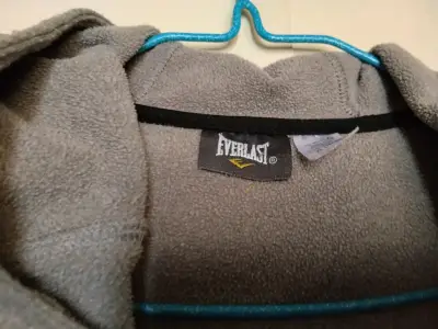 Polerón gris con capucha Everlast para hombre - miniatura 1