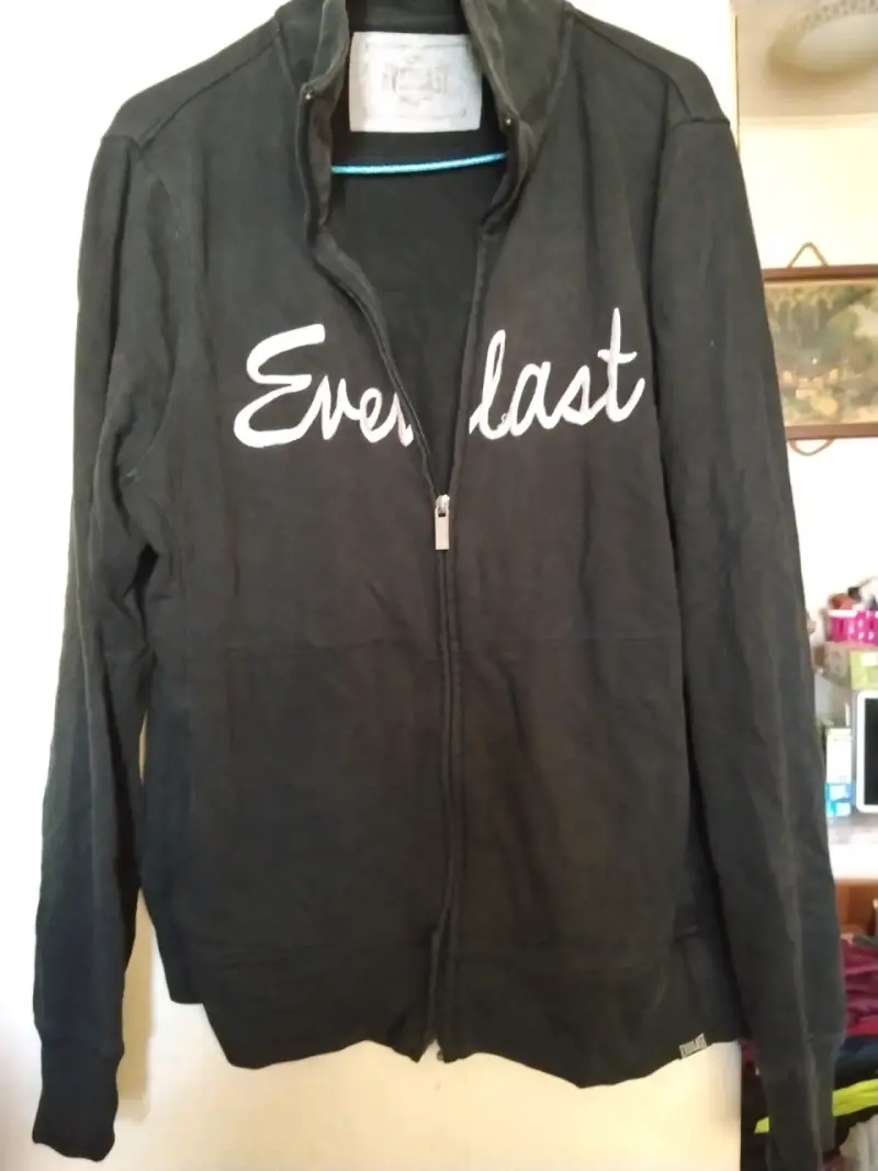 Chaqueta deportiva negra Everlast con cierre - 2