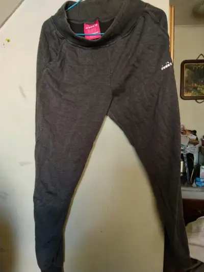 Pantalones deportivos Diadora gris oscuro - miniatura 2