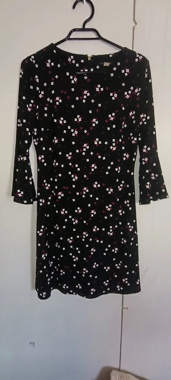 Vestido floral Tommy Hilfiger negro - 2
