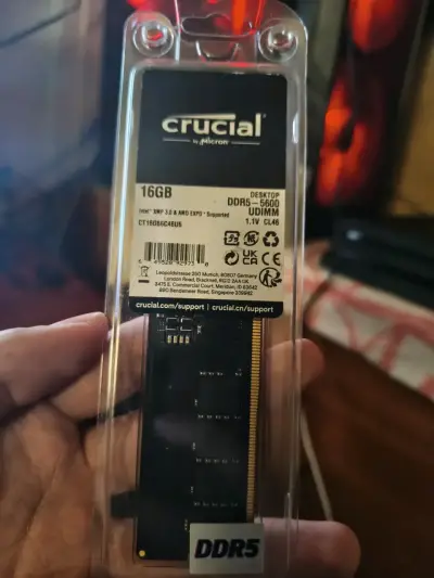 Memoria RAM Crucial DDR5 16GB 5600MHz - miniatura 1
