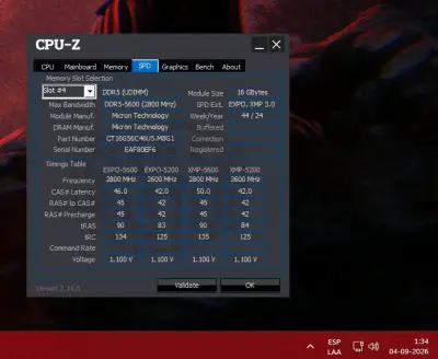 Memoria RAM Crucial DDR5 16GB 5600MHz - miniatura 2