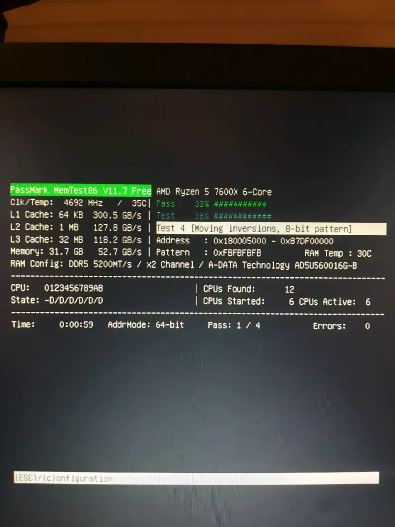 Memoria RAM Crucial DDR5 16GB 5600MHz - 5