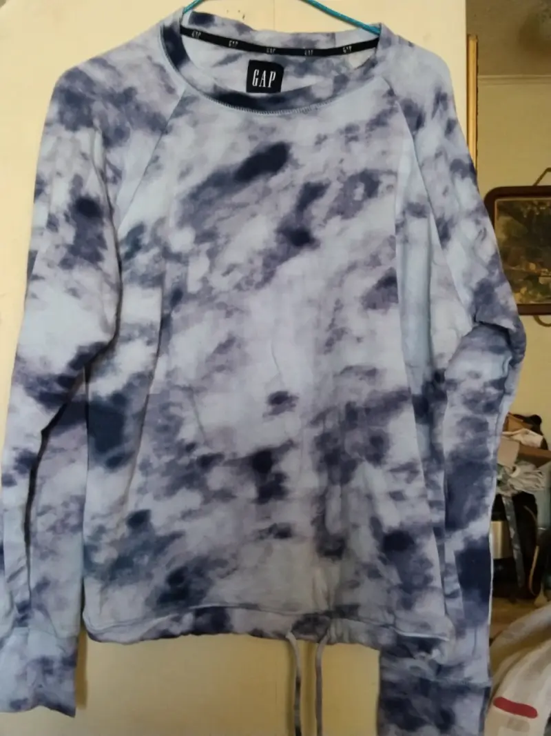Polerón Tie-Dye Azul GAP para Mujer - 2