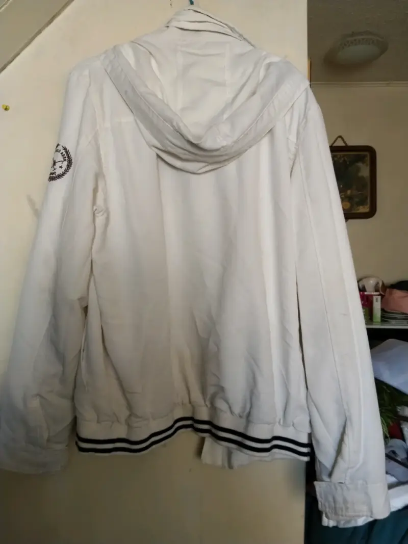 Chaqueta blanca U.S. Polo Assn. con capucha - 3