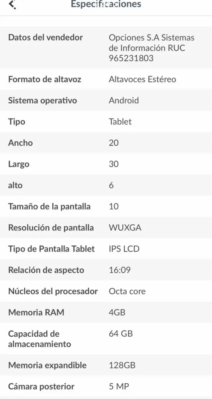 Tablet Lenovo TAB M10 con funda y 4G LTE - 5