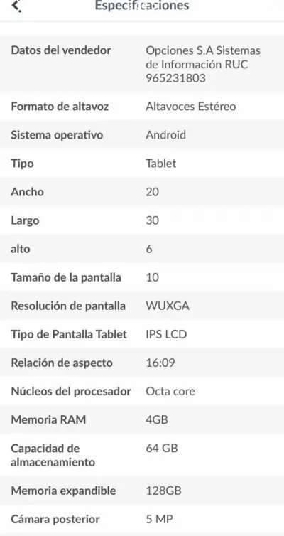 Tablet Lenovo TAB M10 con funda y 4G LTE - miniatura 5