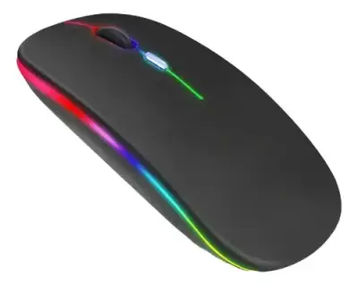 Mouse inalámbrico con luces LED - miniatura 1