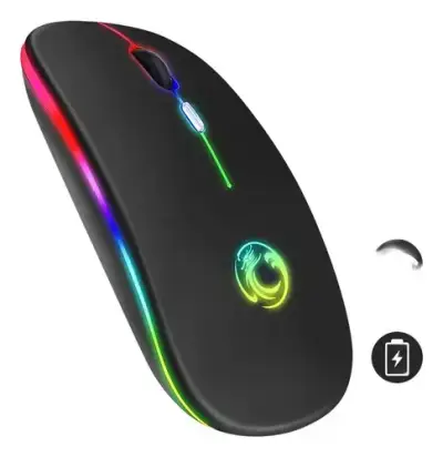 Mouse inalámbrico con luces LED - miniatura 2