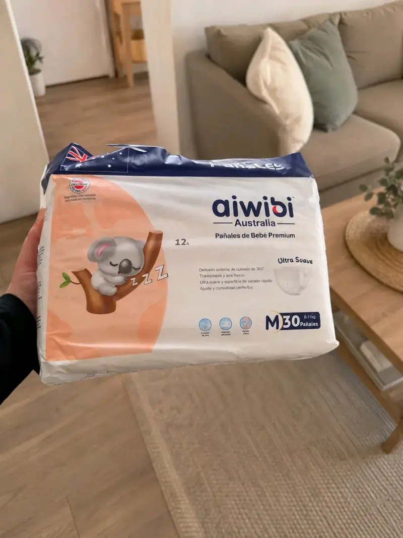 Pañales de bebé premium Aiwibi Australia M