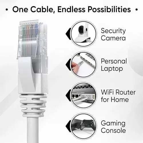 Cable de Red Ethernet CAT5E Negro 100m - 2