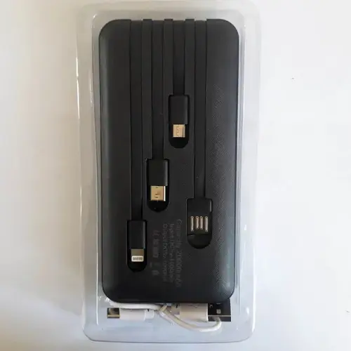 Power Bank Portátil 20000mAh con Cables Integrados - 2