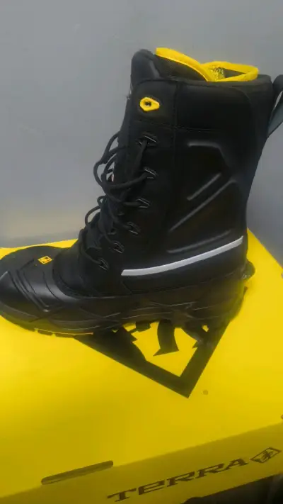 Botas de seguridad negras Terra con refuerzos - miniatura 3