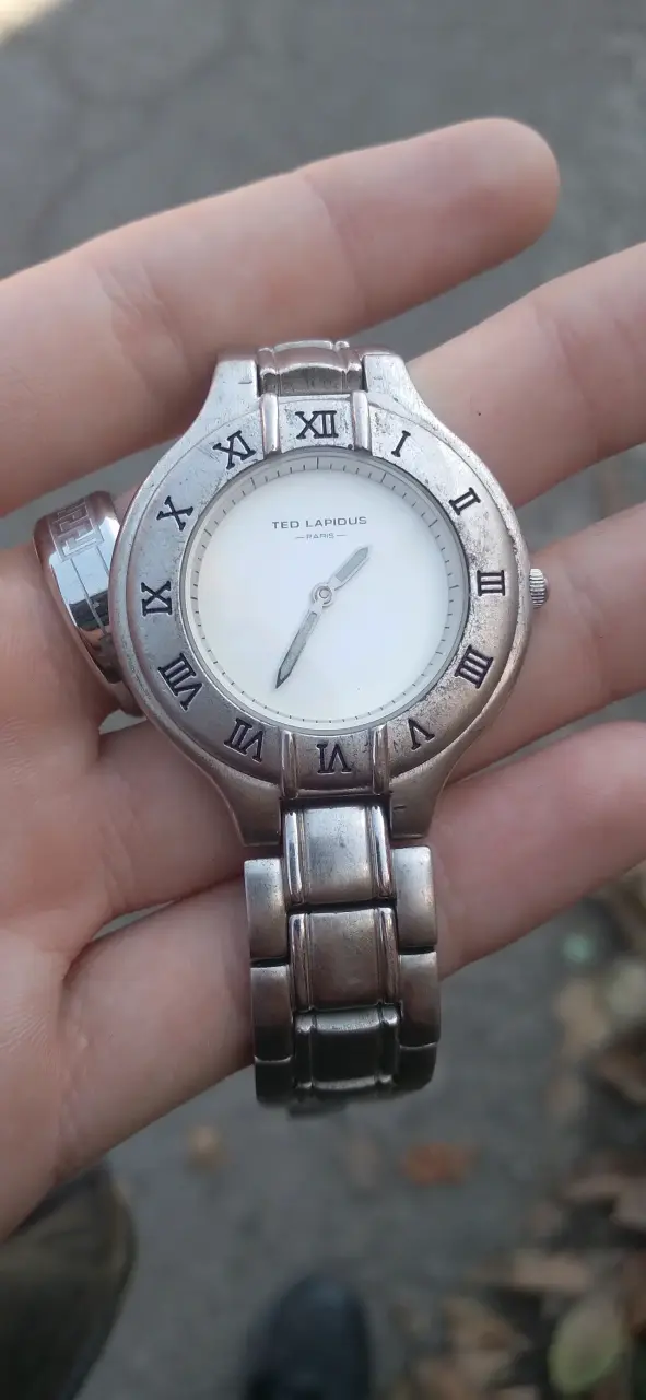 Reloj Ted Lapidus Paris de plata 925