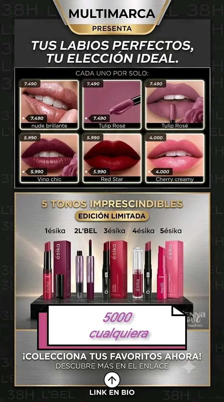 Labiales L'Bel Edición Limitada en Varios Tonos - 2