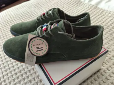 Zapatos de hombre veganos verdes Marca Ganso - miniatura 1