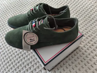 Zapatos de hombre veganos verdes Marca Ganso - miniatura 2