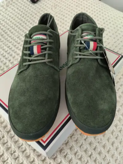 Zapatos de hombre veganos verdes Marca Ganso - miniatura 3