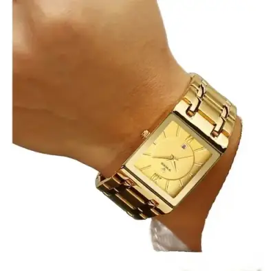 Reloj de Pulsera Dorado para Hombre - miniatura 1