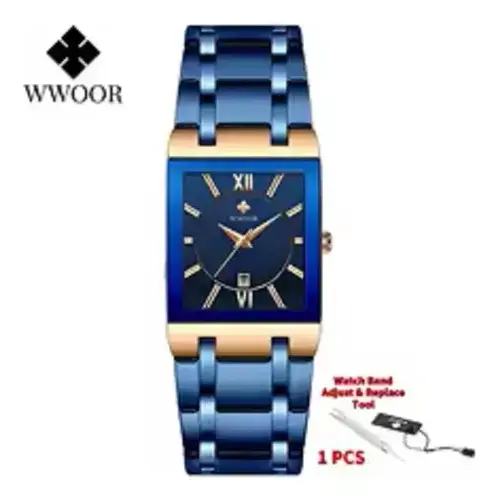 Reloj de Pulsera Dorado para Hombre - 2