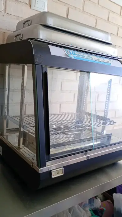 Vitrina Calefactora de Vidrio para Comida - miniatura 1