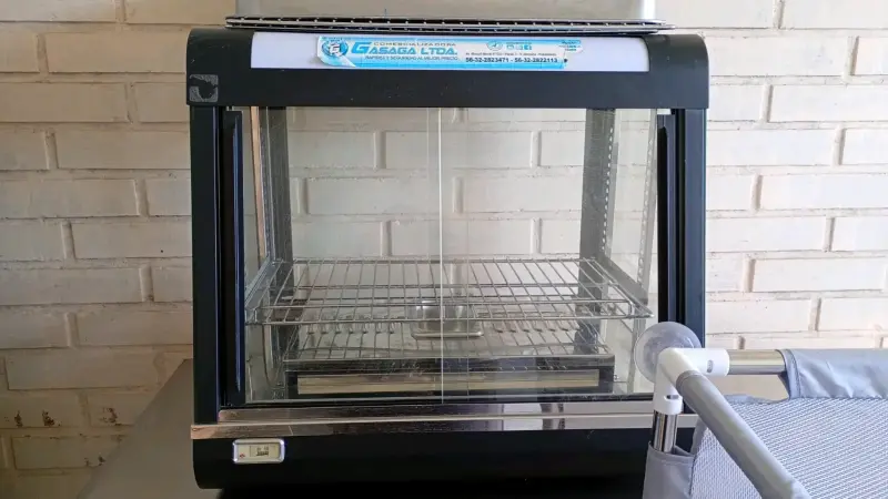 Vitrina Calefactora de Vidrio para Comida - 2