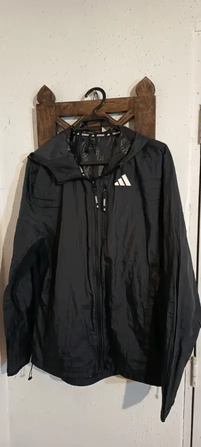 Chaqueta Running Negra Adidas Talla S - miniatura 3