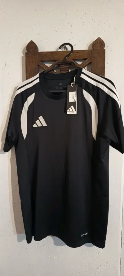 Polera deportiva negra Adidas ClimaCool - miniatura 1
