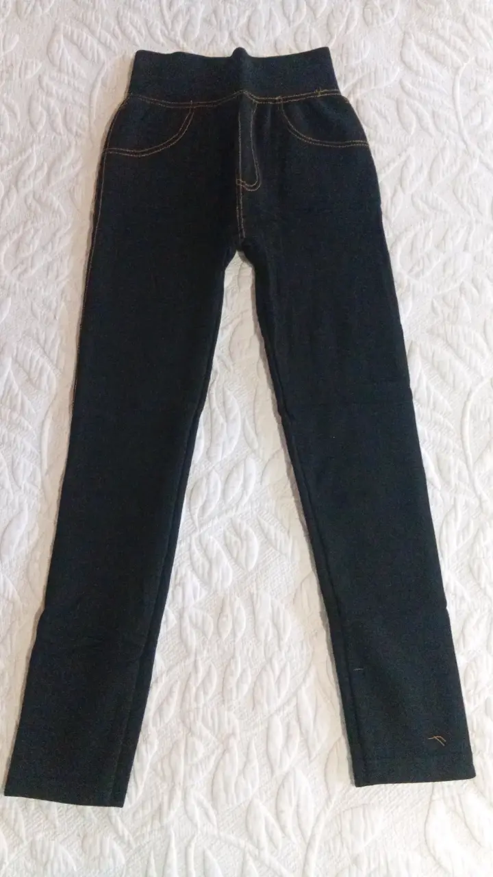 Leggins mujer tipo mezclilla - 1