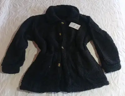 Abrigo de lana sintética para mujer en varios colores - miniatura 1