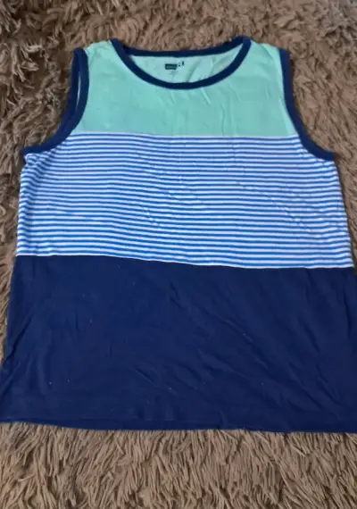 Polera sin mangas Crazy 8 a rayas para niño - miniatura 1