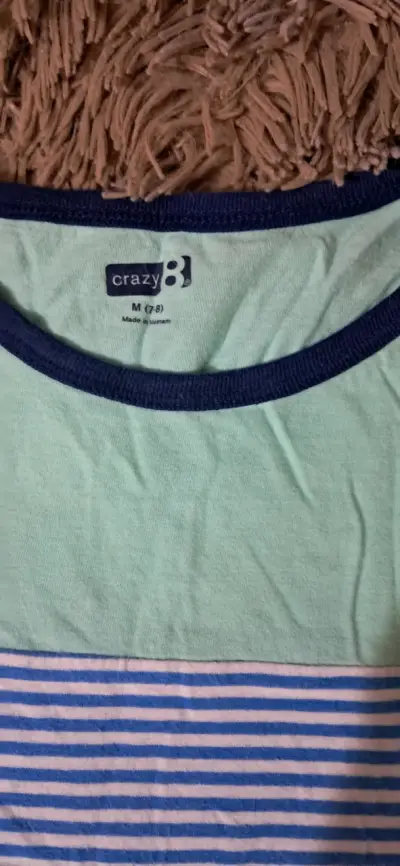 Polera sin mangas Crazy 8 a rayas para niño - miniatura 2