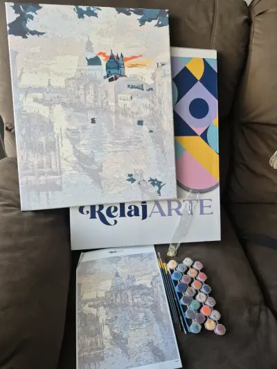 Kit de Pintura por Números Relajarte Venecia - miniatura 1