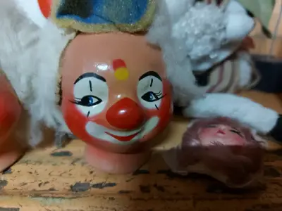 Cabezas de payaso vintage - miniatura 2
