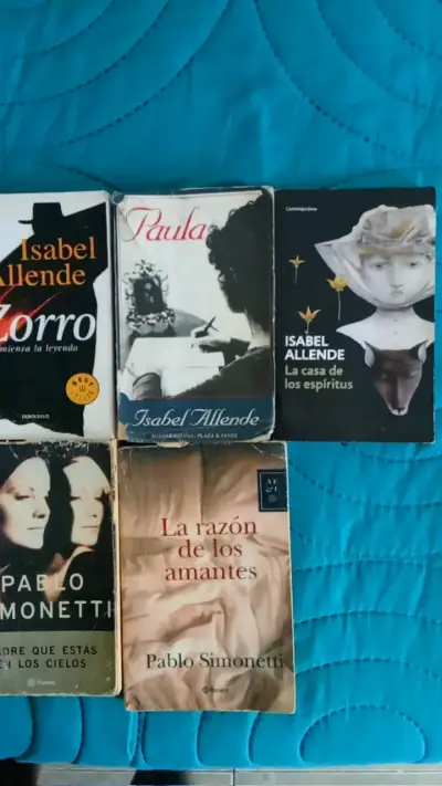 Lote de libros de autores chilenos e internacionales - miniatura 1