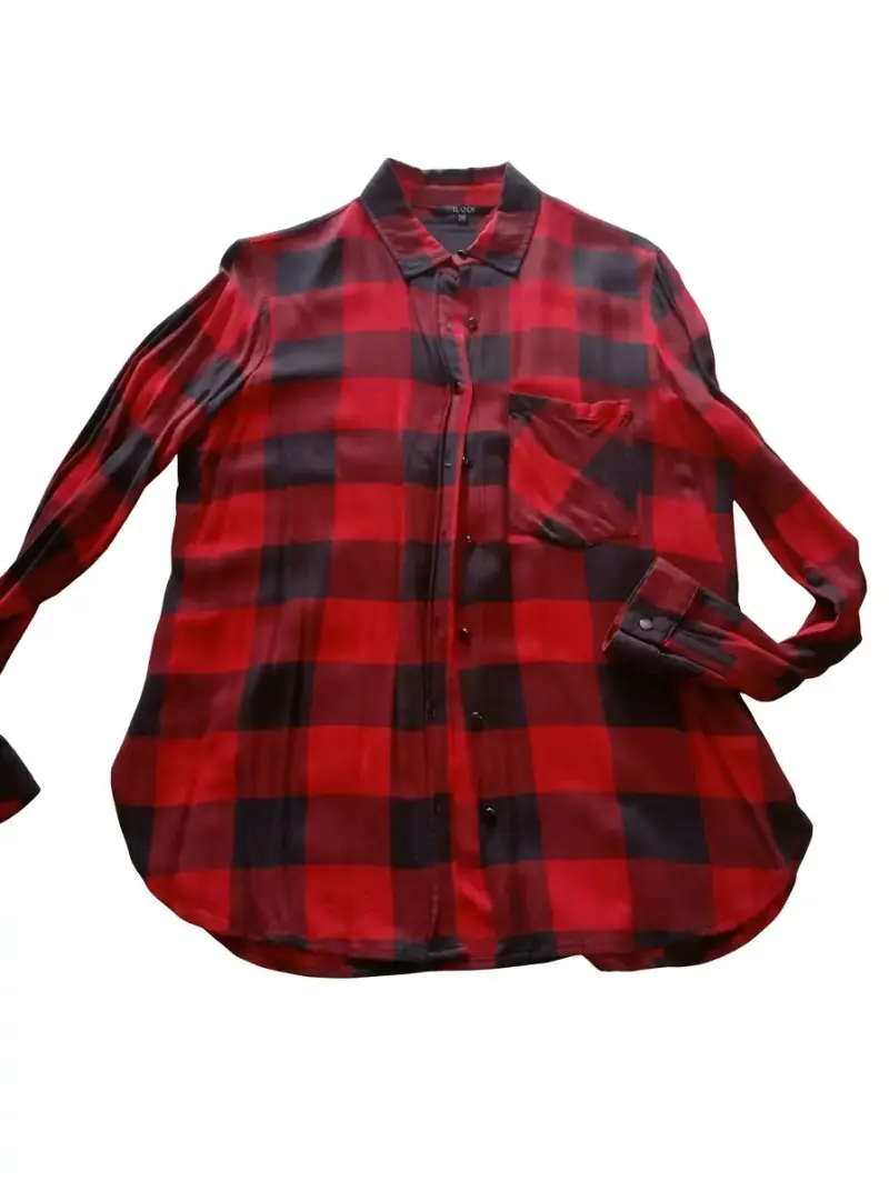 Camisa a cuadros roja y negra Alaniz - 2