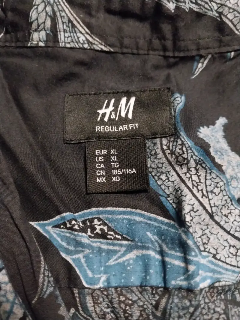 Camisa H&M y polera hombre talla XL - 2