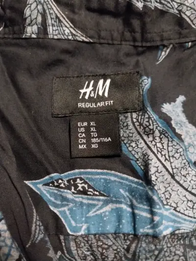 Camisa H&M y polera hombre talla XL - miniatura 2