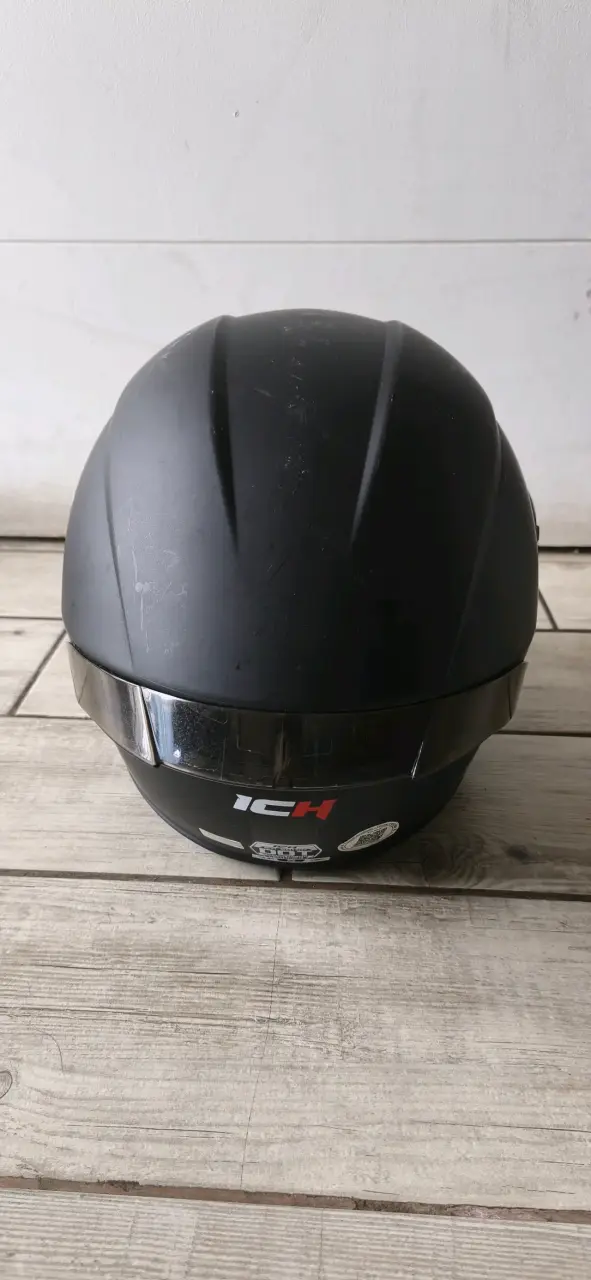 Casco de moto ICH negro certificado - 5