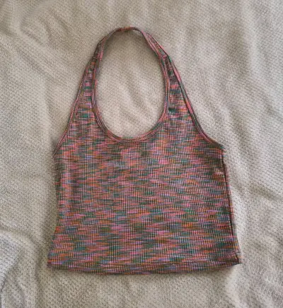 Top sin mangas multicolor para mujer - miniatura 1