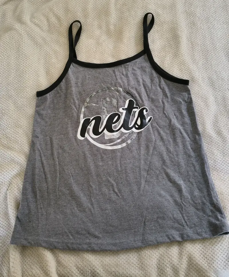 Polera sin mangas Brooklyn Nets gris - 1