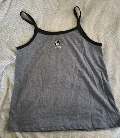 Polera sin mangas Brooklyn Nets gris - miniatura 2