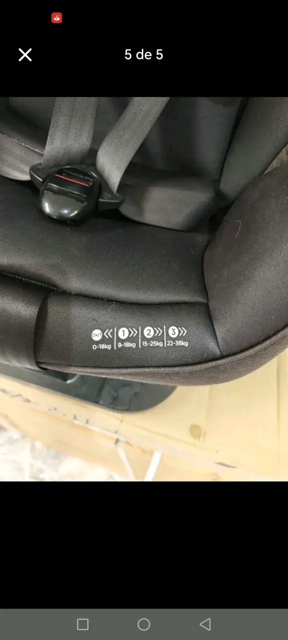 Silla de Auto para Bebé Joie Negra - 1