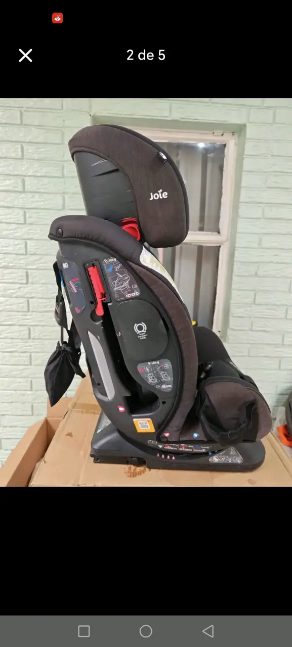Silla de Auto para Bebé Joie Negra - 4
